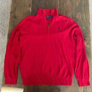 Polo Ralph Lauren Pima Cotton Zip Crewneck - Size L